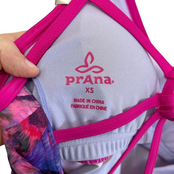 PrAna Supernova Pinwheel Dreaming Tankini Top NWT Women's Sz XS UPF 50+ Stretch - Picture 5 of 7